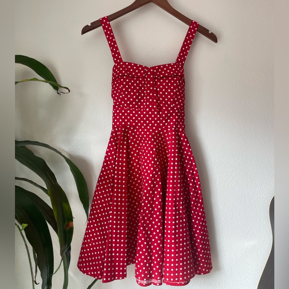 Women’s boutique polka dot dress - size S